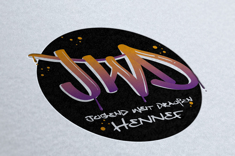 Logogestaltung JWD Stadt Hennef